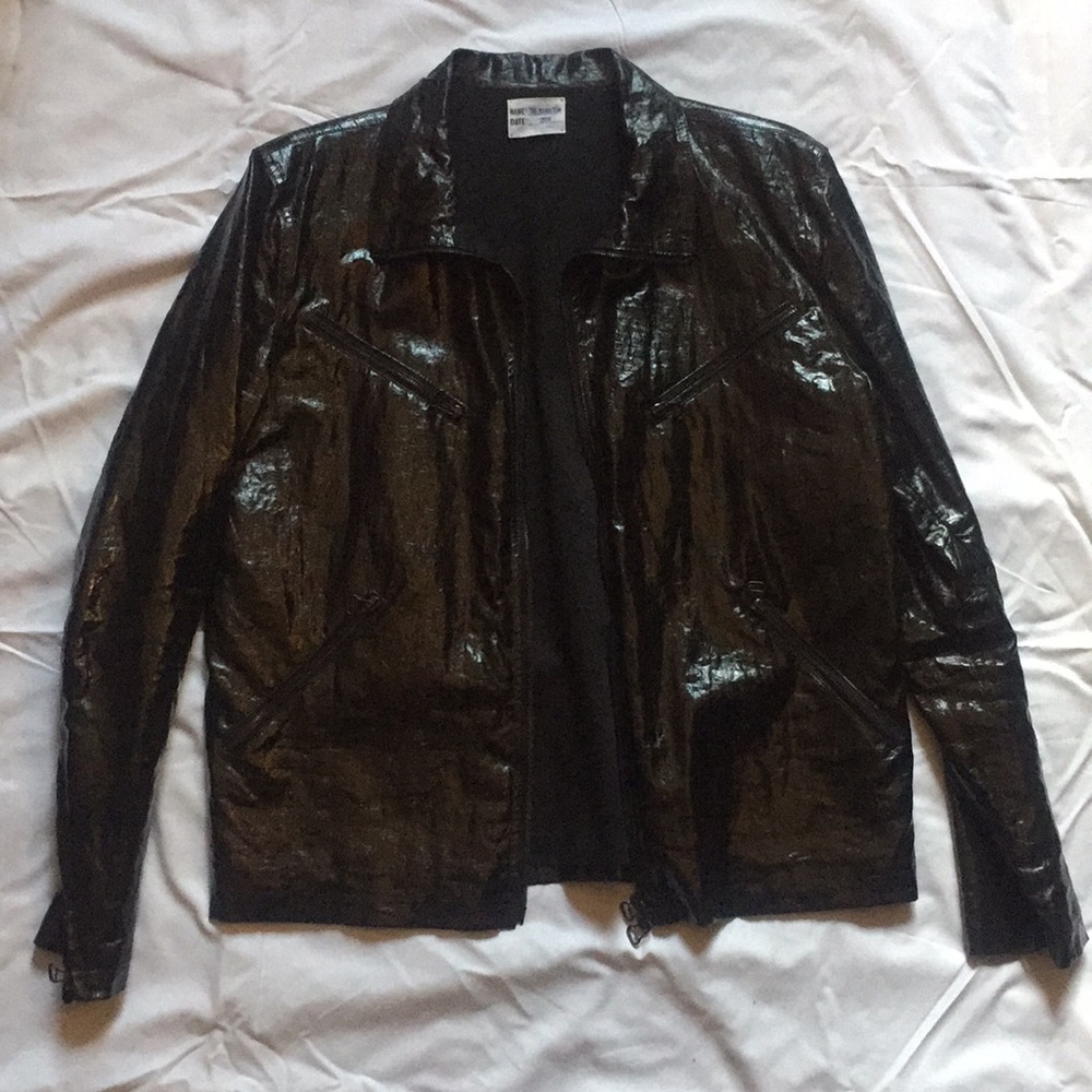 TIM HAMILTON, treated cotton zip jacket